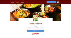 Desktop Screenshot of emperorshousetakeaway.com