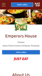 Mobile Screenshot of emperorshousetakeaway.com