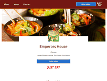 Tablet Screenshot of emperorshousetakeaway.com